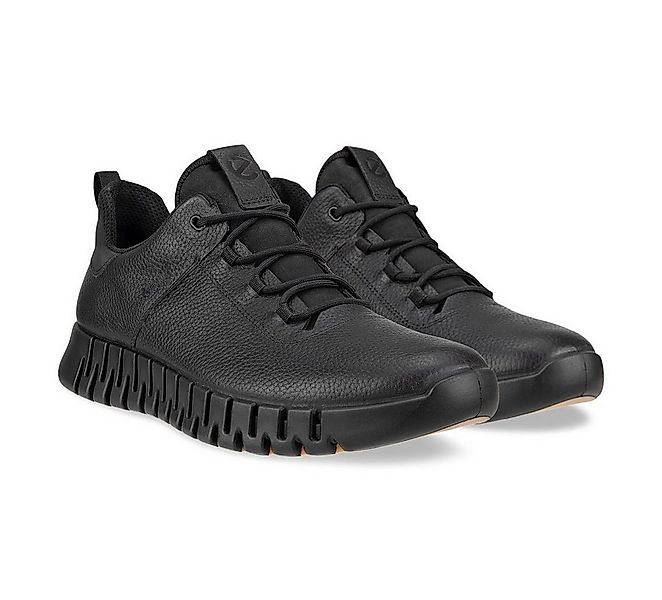 Ecco Gruuv Lea GTX (Glattleder, wasserdicht) schwarz Herren Sneaker günstig online kaufen