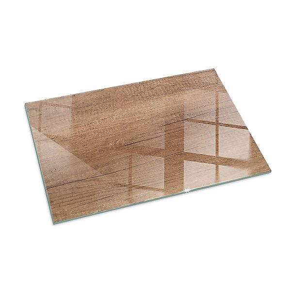 Tulup Glasplatte für Kamin Natürliches Holzmuster Bodenplatte Glas für Ofen günstig online kaufen
