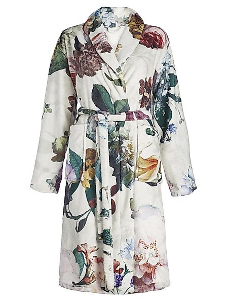 Essenza Damenbademantel Fleur, Kurzform, Polyester, Schalkragen, günstig online kaufen
