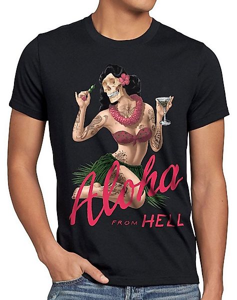style3 T-Shirt Aloha from Hell tattoo hawaii surfer usa tätowiert punk rock günstig online kaufen