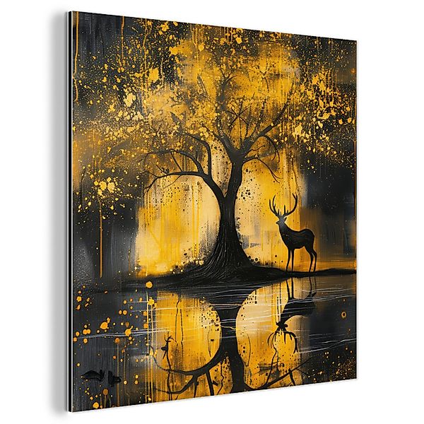 MuchoWow Metallbild Baum - Lackierung - günstig online kaufen