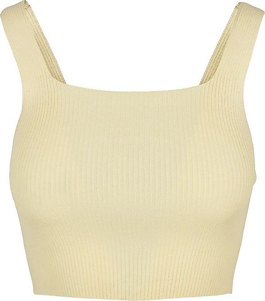 URBAN CLASSICS Muskelshirt "Urban Classics Damen Ladies Cropped Knit Top", günstig online kaufen