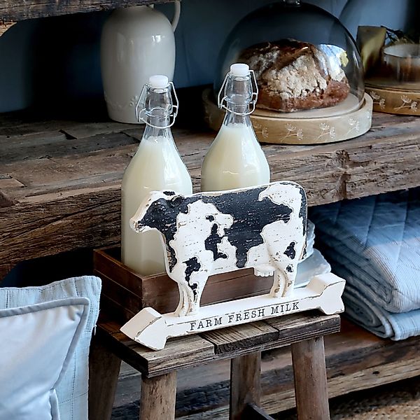 Chic Antique Dekofigur Aufsteller Kuh mit günstig online kaufen