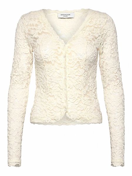 rosemunde Strickjacke "Delicia lace cardigan" traumhafte Jacke aus elastisc günstig online kaufen