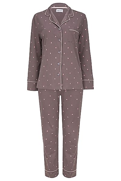 SNOOZE OFF Pyjama Schlafanzug in mauve günstig online kaufen