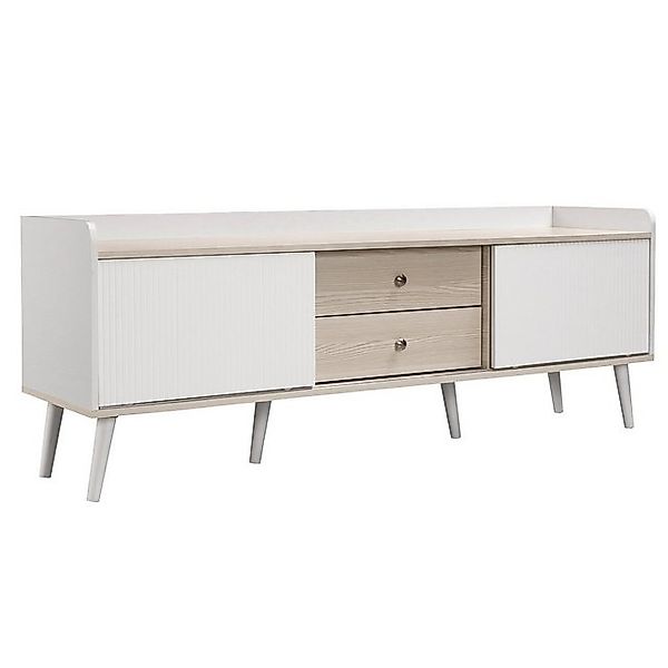 Gotagee TV-Schrank TV- Lowboard Fernsehtisch TV-Möbel 2 Schubladen TV Board günstig online kaufen