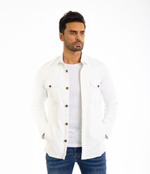 Denim Distriqt Langarmhemd Sportliches Herren Überhemd günstig online kaufen