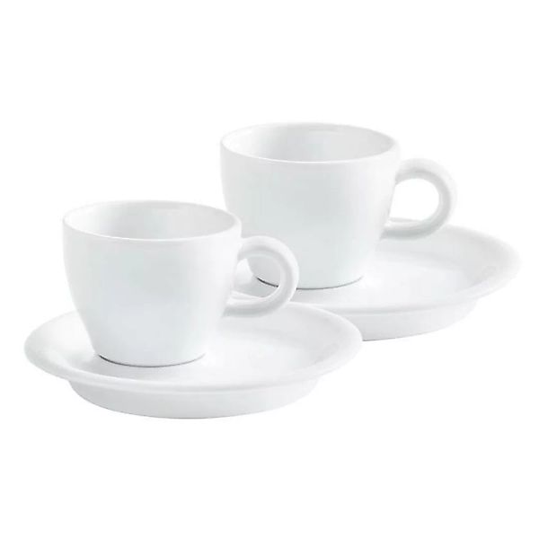 Kahla Café Sommelier Weiß Espresso Tassen Set 4-tlg. 0,03 L / h: 5,1 cm günstig online kaufen