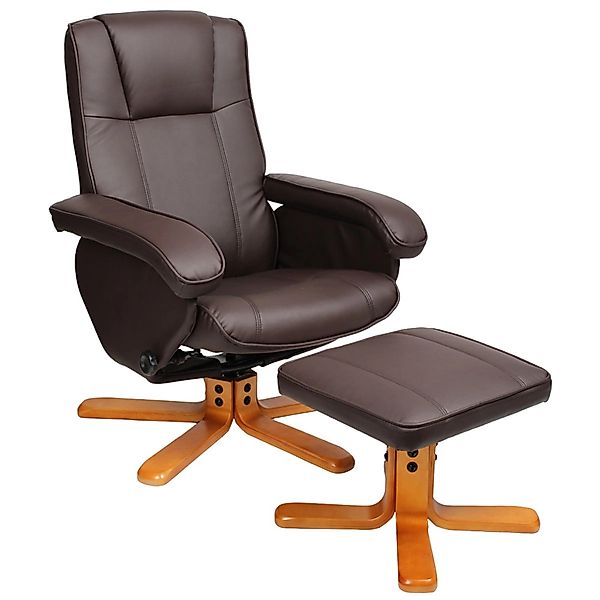 Svita Charles Relaxsessel Hocker Sessel Fernsehsessel Drehsessel Holz Kunst günstig online kaufen