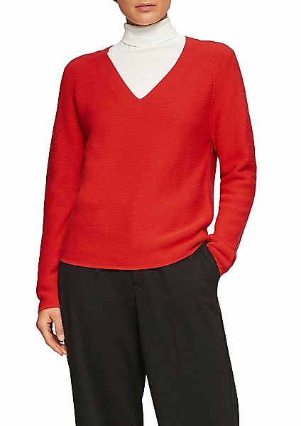 s.Oliver Strickpullover, mit V-Ausschnitt günstig online kaufen