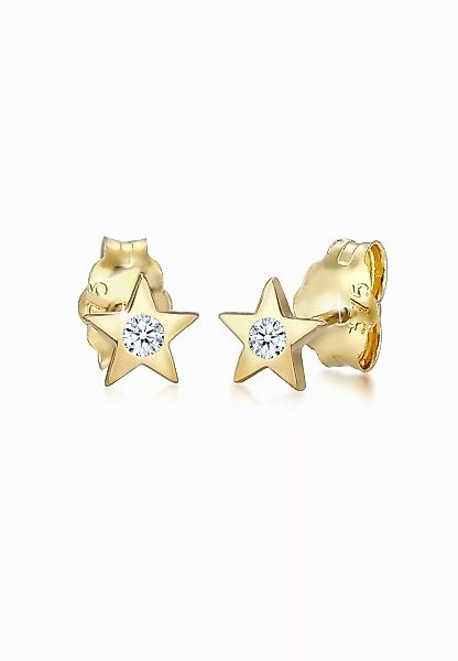 Elli DIAMONDS Paar Ohrstecker Ohrstecker Stern günstig online kaufen