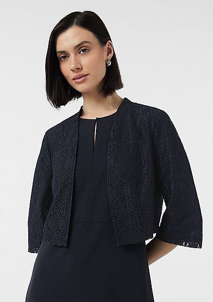 comma Jackenblazer Indoor-Bolero Kurzer Bolero aus Spitze günstig online kaufen