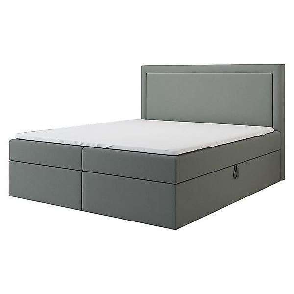 A&J MöbelLand GmbH Boxspringbett FRODI mit Bettkasten, Topper und gepolster günstig online kaufen
