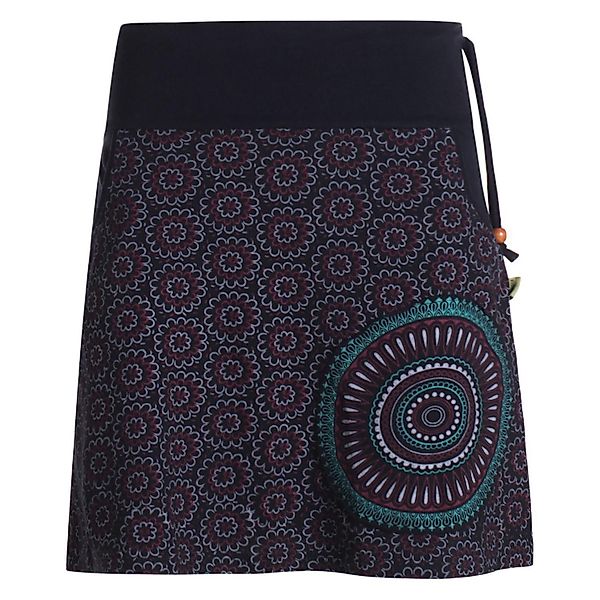 Vishes Minirock Kurzer Damen Baumwoll-Rock Taschen-Rock günstig online kaufen