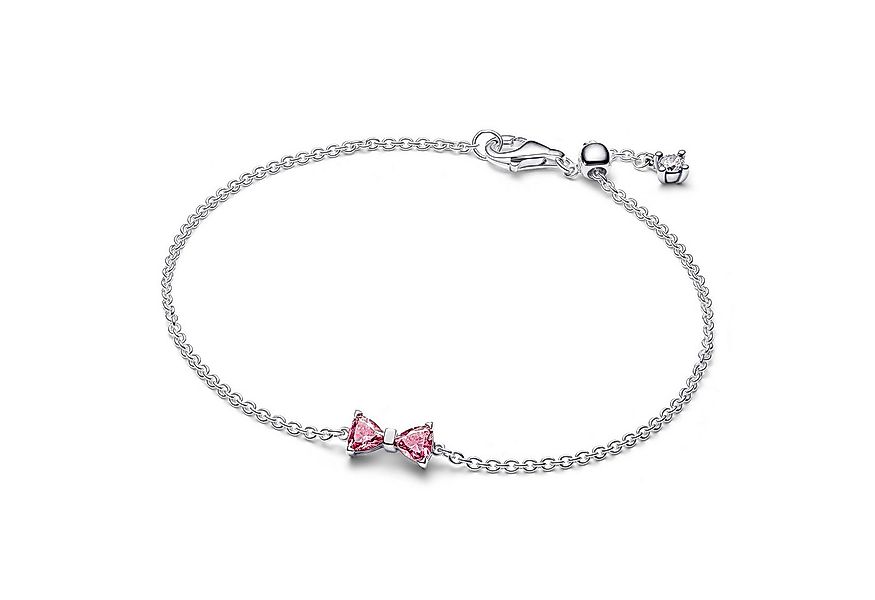 Pandora Gliederarmband DamenSchleife Pink Silber günstig online kaufen