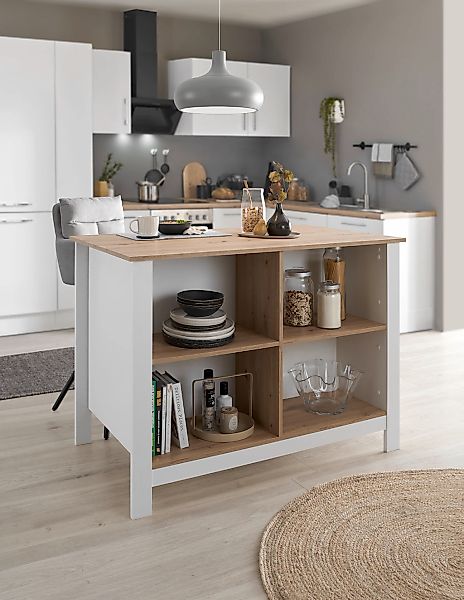 BASIC by Balculina Kücheninsel "Sugar Kücheninsel, Kücheninsel BxHxT 124x90 günstig online kaufen