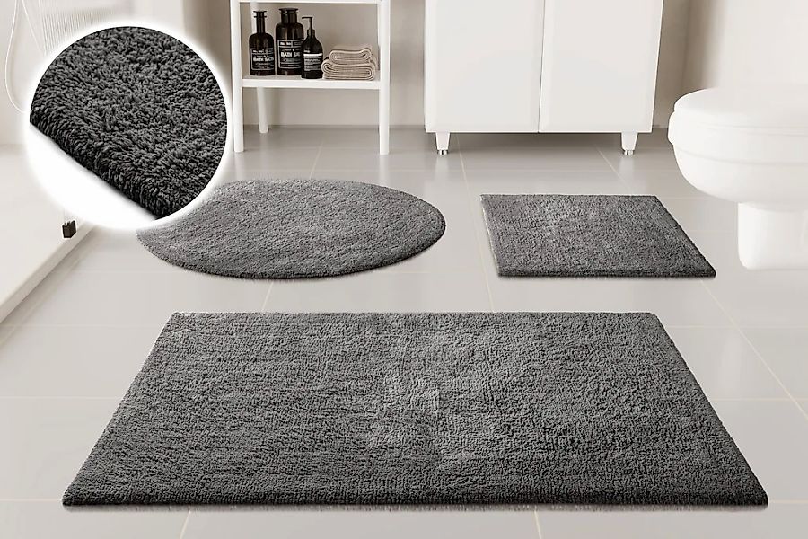 OTTO home Badematte "Selenne" Höhe 20 mm rutschhemmend beschichtet fußboden günstig online kaufen