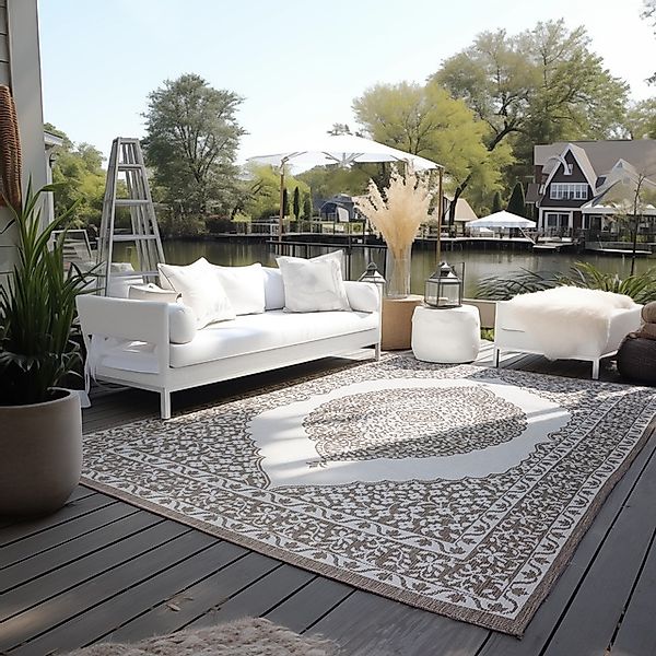 ELLE DECORATION Teppich »Meekly Wendeteppich«, rechteckig, 5 mm Höhe, Flach günstig online kaufen