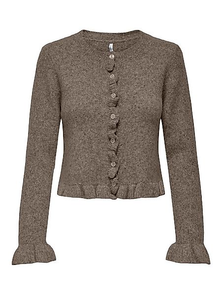 ONLY Strickjacke ONLRIMA LIFE LS FRILL BUTTON CARDIG KNT mit Rüschen günstig online kaufen