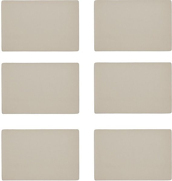 Zeller Present Platzset, (Set, 6-St), Kunstleder, günstig online kaufen