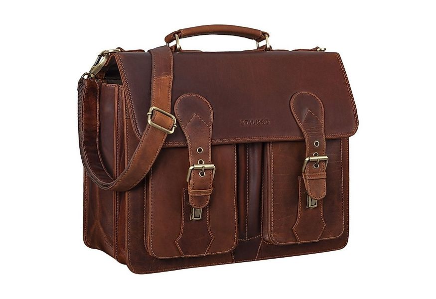 STILORD Aktentasche "Kronos" Aktentasche Herren Lehrertasche Echtleder Groß günstig online kaufen