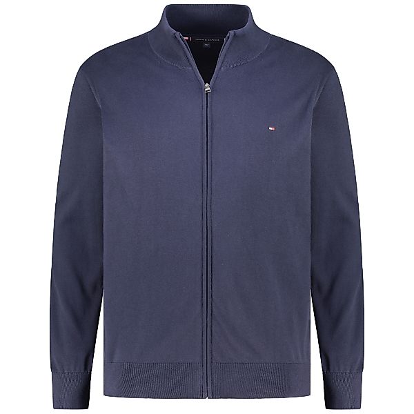 Tommy Hilfiger Strickjacke aus Baumwolle Farbe marine Größe: 3XL günstig online kaufen