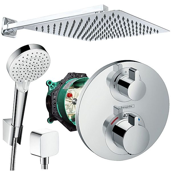 Hansgrohe und Jowi Duscharmatur Unterputz Duschsystem günstig online kaufen