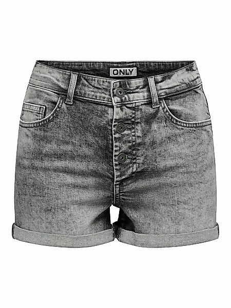 ONLY Shorts "ONLHUSH HW BUTTON FOLD UP SHORTS DNM PIM" günstig online kaufen