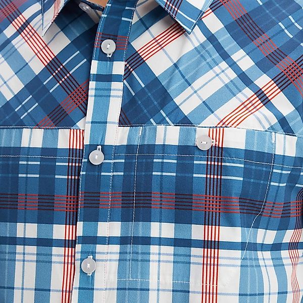 McKINLEY Outdoorhemd Rollo M Herren-Hemd blau/orange/weiß günstig online kaufen