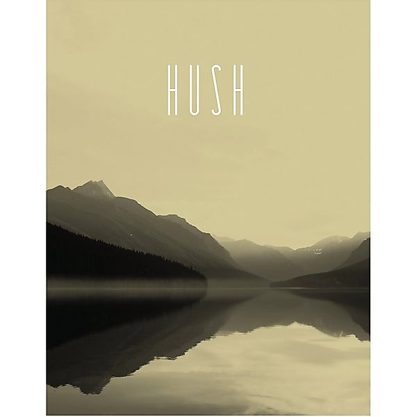Komar Bild "Word Lake Hush Sand" Natur 1 Stk. tlg. Wandbild zur Dekoration günstig online kaufen