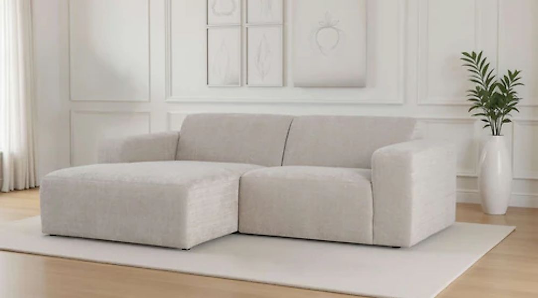 OTTO home Ecksofa »Koa, 228 cm, L-Form, Modulsofa in Cord, Chenille, Strukt günstig online kaufen