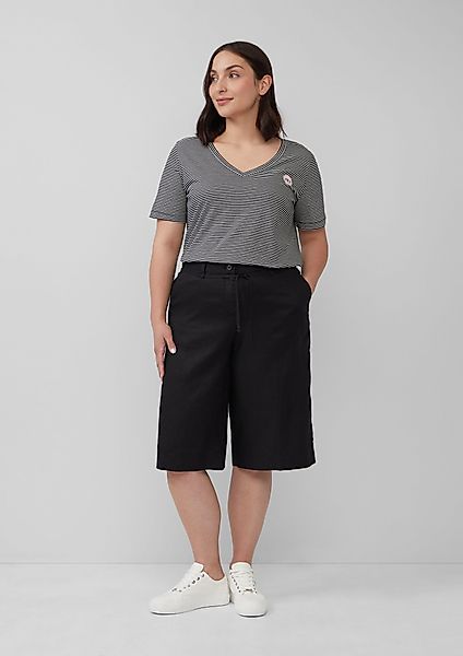 s.Oliver Shorts Leinen-Bermuda mit Formbund und günstig online kaufen