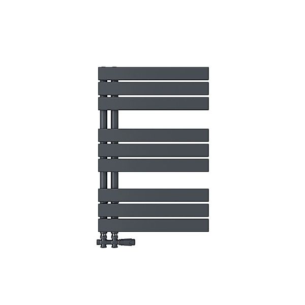 Emke Badheizkörper 76x50cm 416W Anthrazit Handtuchwärmer für Badezimmer Han günstig online kaufen
