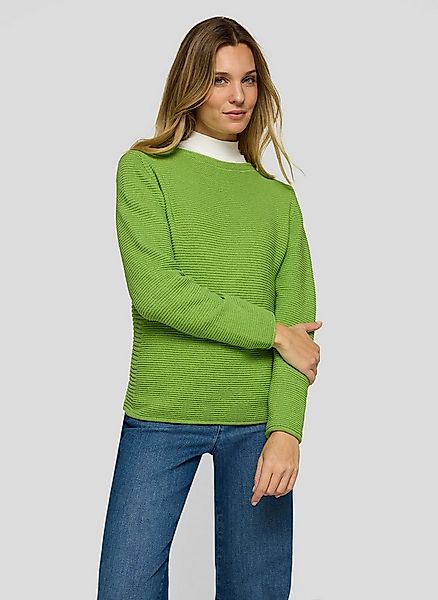 Rabe Strickpullover in Streifen-Ripp-Optik günstig online kaufen