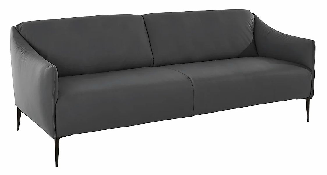 W.SCHILLIG 2,5-Sitzer »sally« mit Metallfüßen in Schwarz pulverbeschichtet, günstig online kaufen