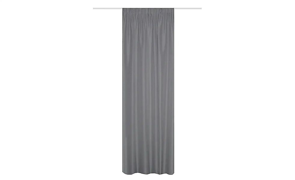 HOME Wohnideen Fertigschal   ¦ grau ¦ Synthetik ¦ Maße (cm): B: 135 H: 300 günstig online kaufen