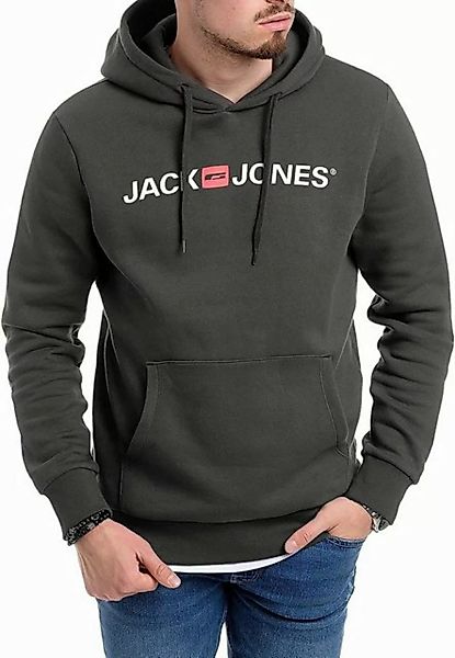 Jack & Jones Hoodie mit Kängurutasche, mit Kapuze, mit Logodruck günstig online kaufen