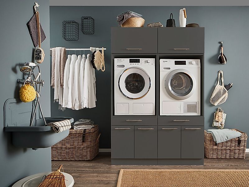 Laundreezy Mehrzweckschrank-Set LAUNDREEZY LDSK3, Breite 135 cm, Soft-Close günstig online kaufen