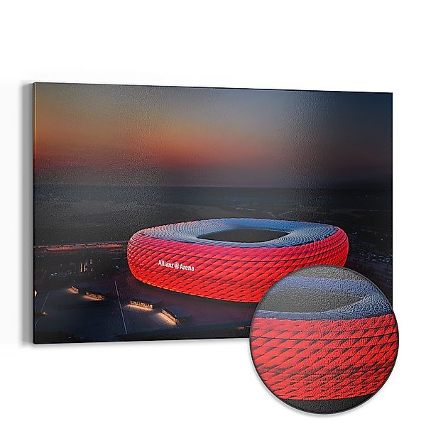DEQORI Magnettafel 'Allianz Arena, München', Metall günstig online kaufen