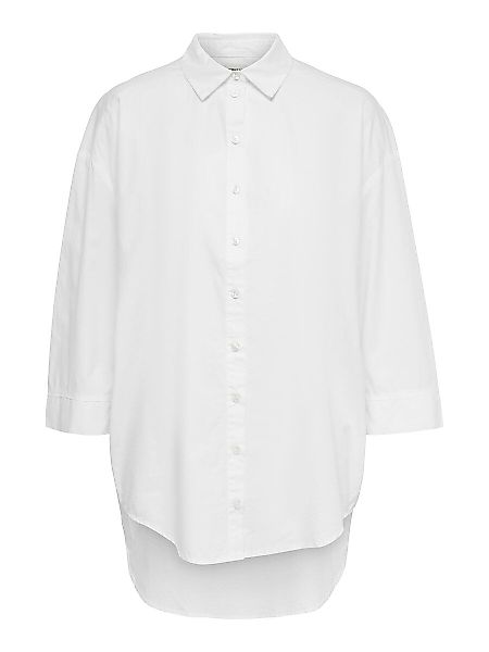 ONLY Locker Geschnittene Hemd Damen White günstig online kaufen