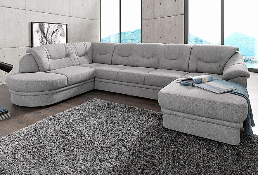 sit&more Wohnlandschaft "Savoni U-Form", wahlweise mit Bettfunktion günstig online kaufen