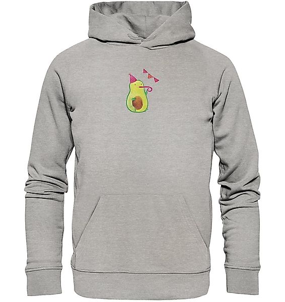 Mr. & Mrs. Panda Hoodie Größe L Avocado Party Zeit - Heather Grey - Geschen günstig online kaufen