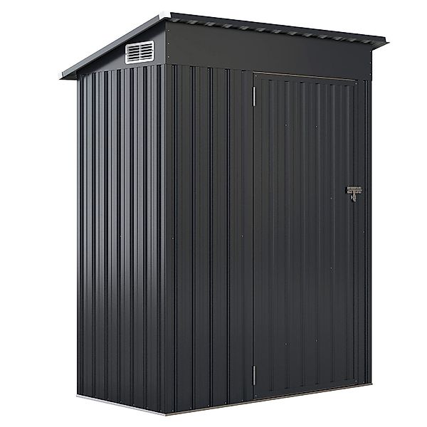 COSTWAY Gerätehaus, mit Pultdach & Tür, günstig online kaufen