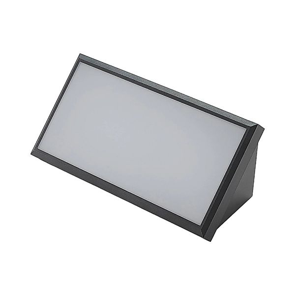 Lindby LED Wandleuchte Außen Abby 9949022 Modern in Schwarz 1-flammig günstig online kaufen