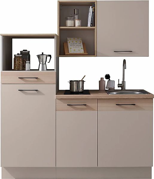 BASIC by Balculina Pantryküche »Marlon Pantryküche BxHxT 165x210x60 cm«, Br günstig online kaufen