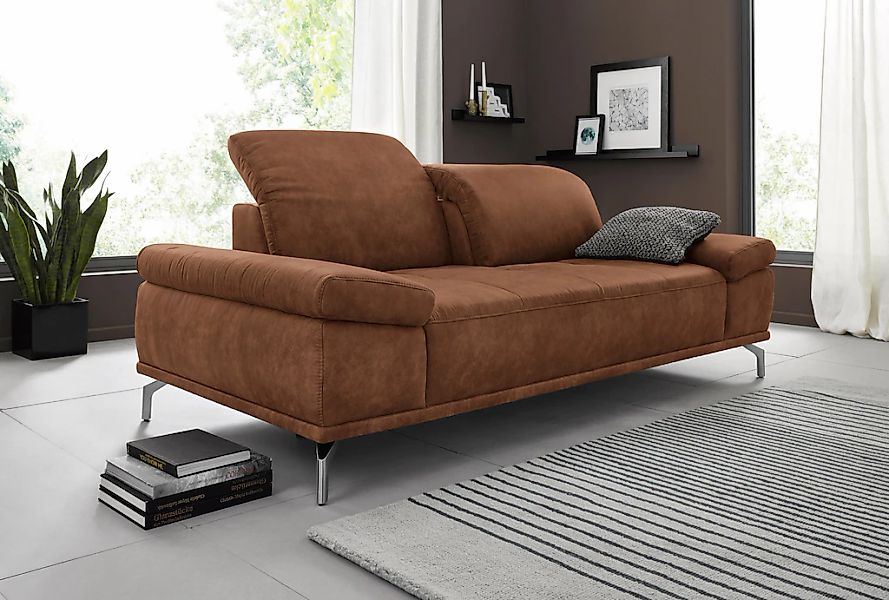 Home affaire 3-Sitzer "Caluna" mit Sitztiefen- und Kopfteilverstellung günstig online kaufen