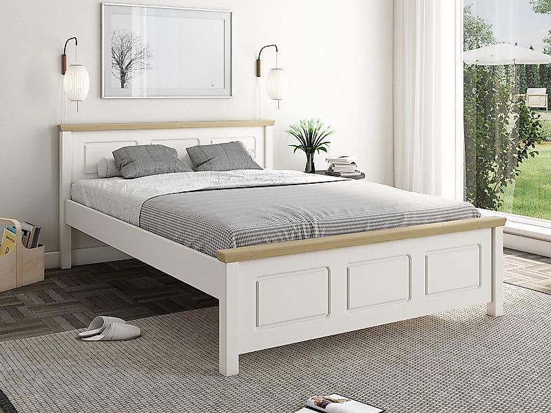 OTTO home Massivholzbett ""ERIK", Made in Europe, optional mit Schublade, M günstig online kaufen