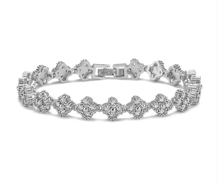 Lale Collection® Armband Gold Kleeblatt Armband Handkette bunt Schmuck Acce günstig online kaufen