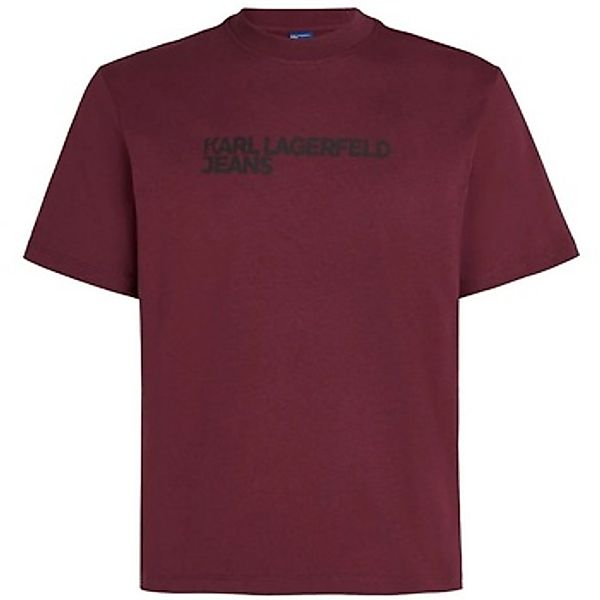 Karl Lagerfeld  T-Shirts & Poloshirts Klj Reg Ss Essential Tee Zinfndl günstig online kaufen