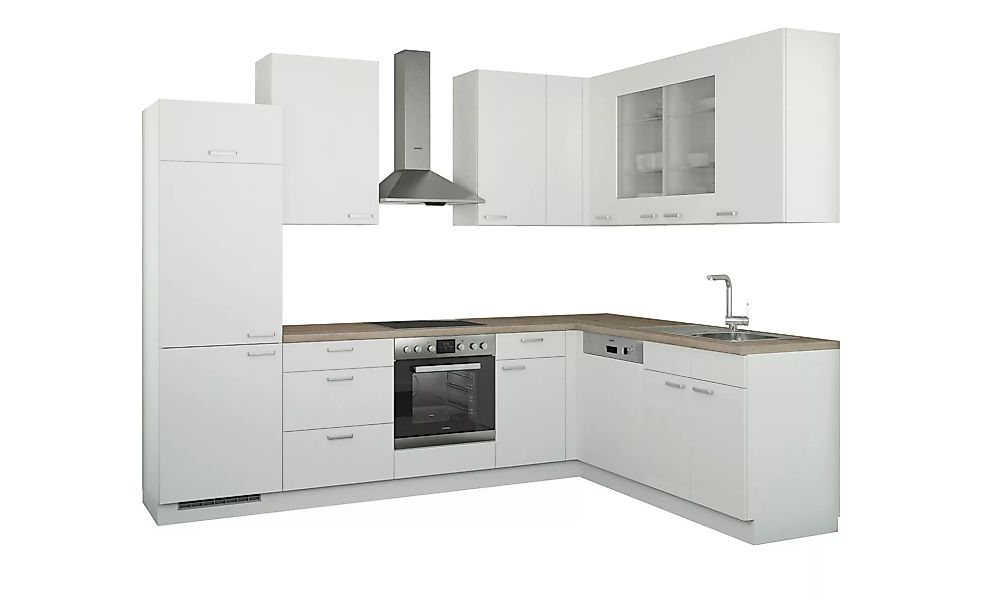 Winkelküche ohne Elektrogeräte - weiß - Küchen > Küchenblöcke ohne E-Geräte günstig online kaufen